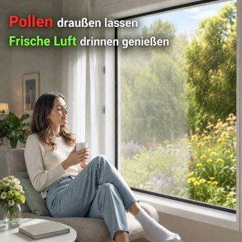 Pollenschutzgitter - Schutz vor Pollen, Staub und Rußpartikeln